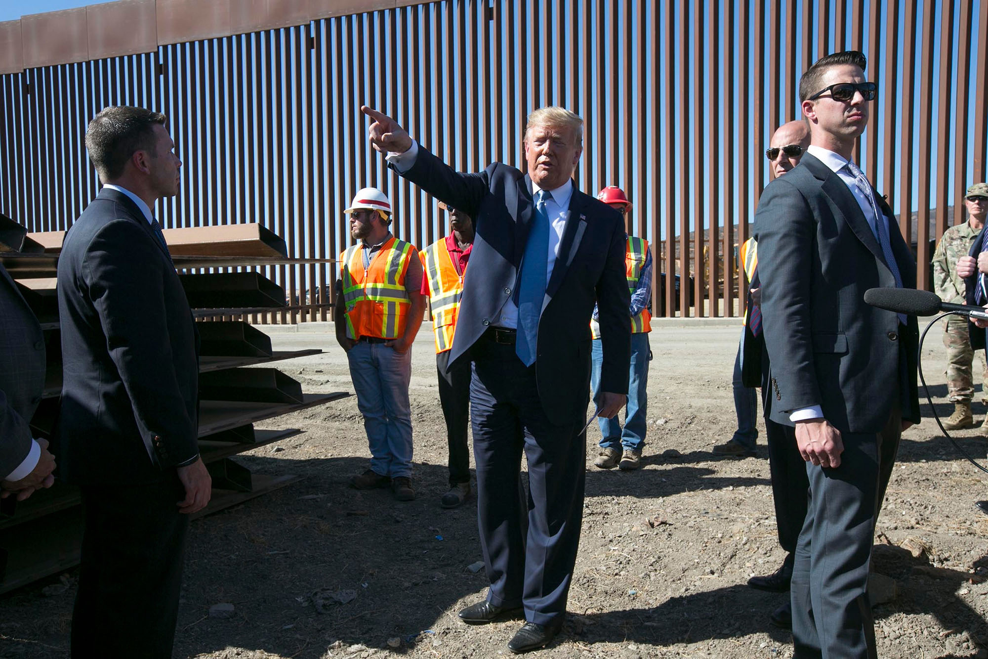 30 miles of replacement border wall complete in New Mexico American