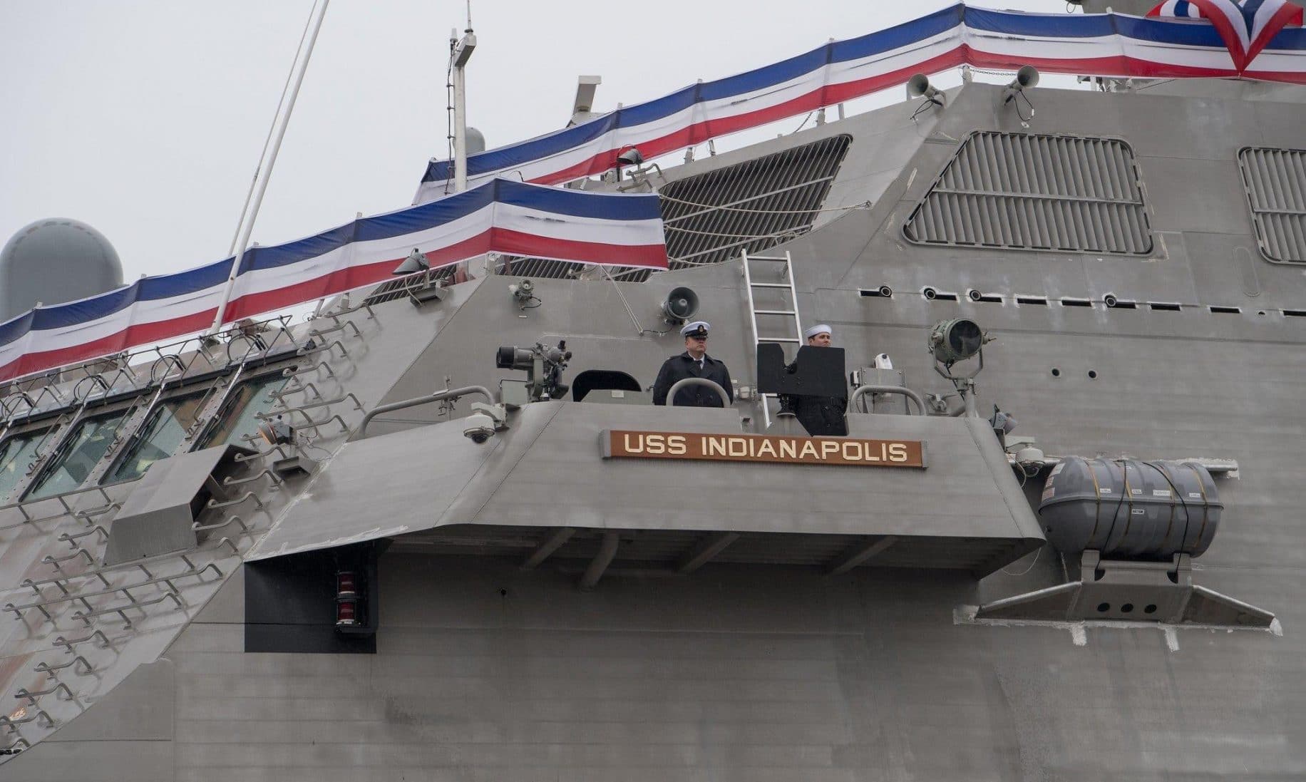 USS Indianapolis Commemorates 75th Anniversary Of Predecessor S Sinking   US NEWS USS INDIANAPOLIS VERSATILE LITTORAL COMBAT 2 JK 