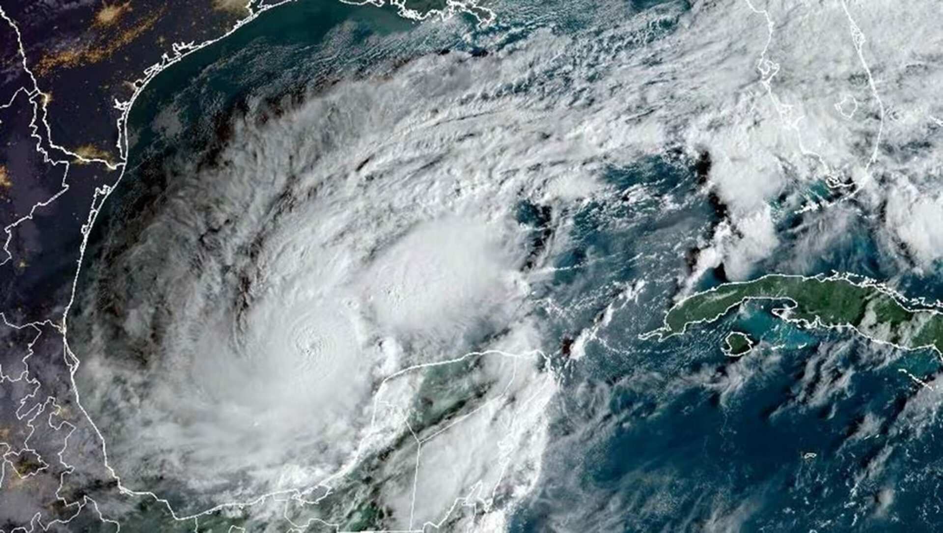 Major sports stadium's roof 'ripped off' in massive hurricane