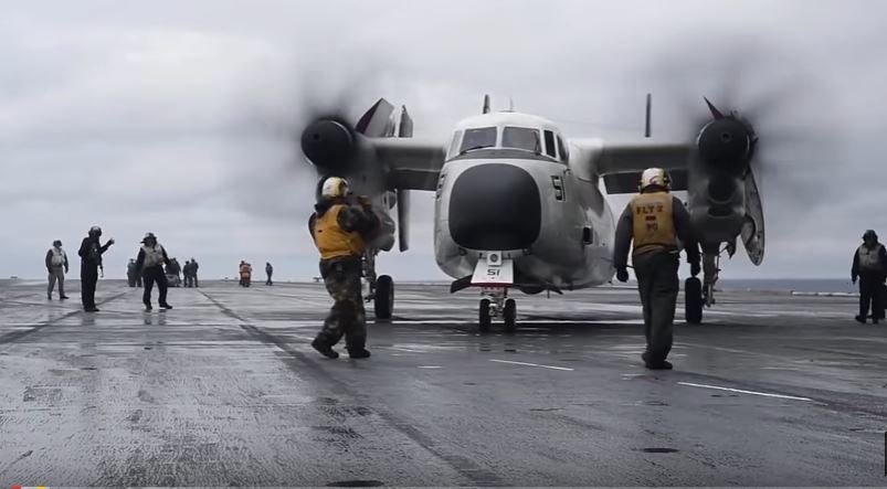 See Flight Operations Aboard The USS Dwight D. Eisenhower In The Atlantic Ocean Featured
