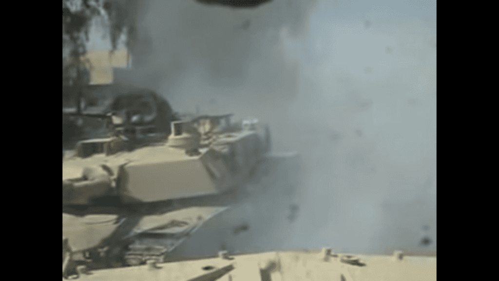 Watch M1 Abrams crew purposely lets IED explode underneath it