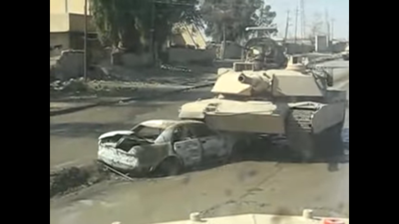 Watch: M1 Abrams crew purposely lets IED explode underneath it ...