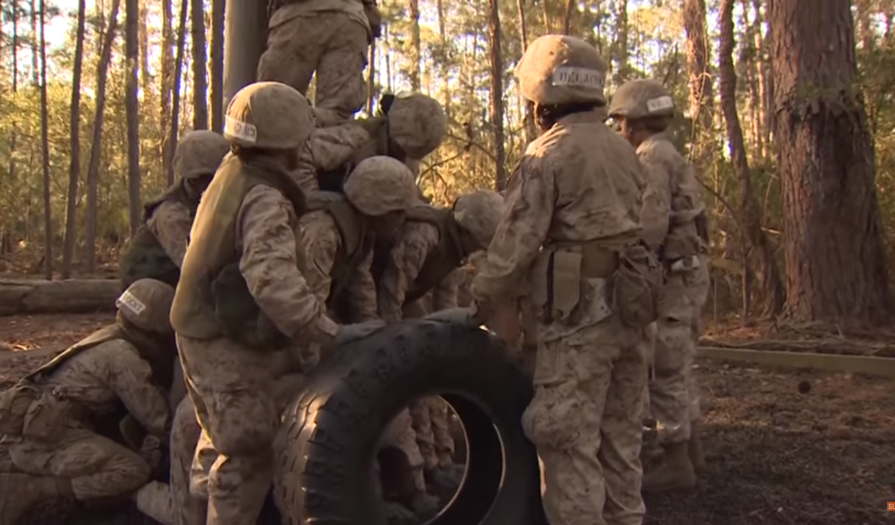 (VIDEO) Watch US female Marine recruits during their final 'Crucible