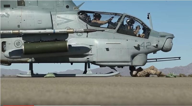 (VIDEO) U.S. Marines Refuel AH-1Z Viper Helicopters In A Forward Arming Refueling Point Exercise Featured