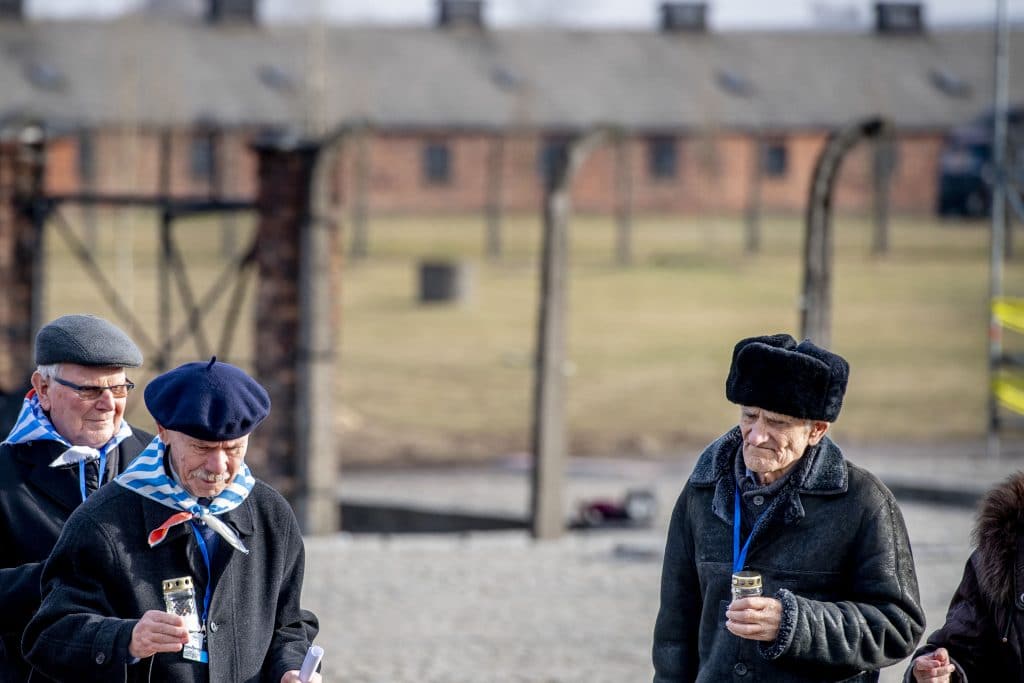 VIDEO Hundreds of Holocaust survivors meet at AuschwitzBirkenau for