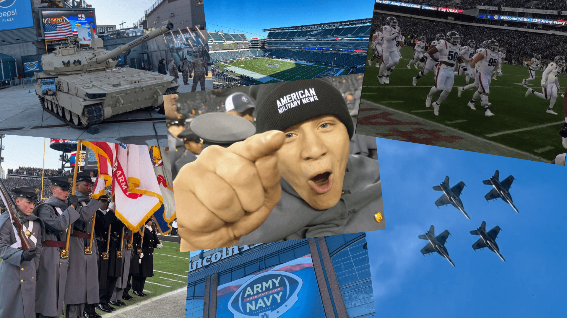 Pics/Vids: Behind The Scenes At The Army-Navy Football Game