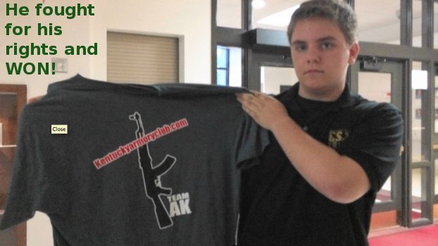 Student Suspended For Gun Club T-Shirt Fights Back And Wins Featured