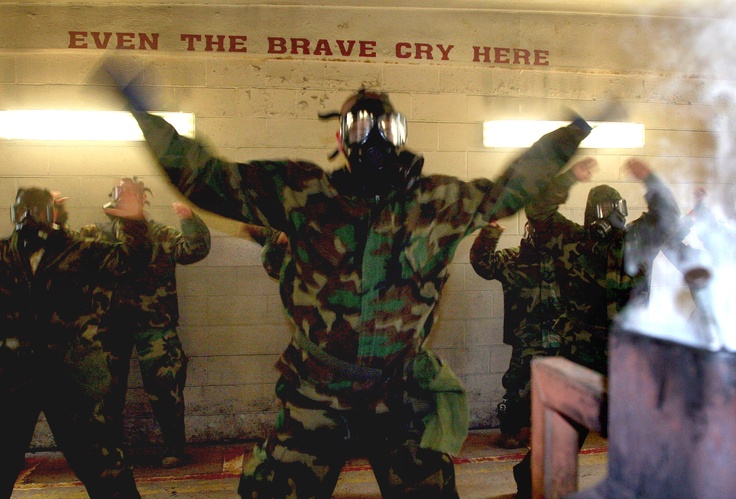 (Video) Watch These U.S Marines Take On The Gas Chamber | American