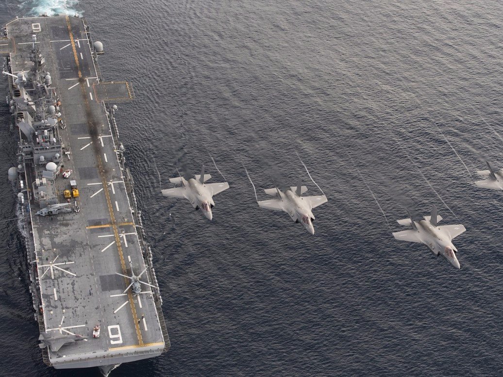 Navy to christen the USS Tripoli — a ship that will pack helicopters, F-35’s, and thousands of Marines Featured