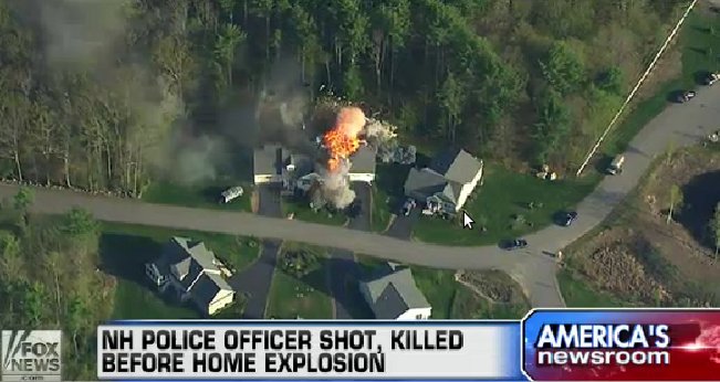 Officer Down As New Hampshire Home Explodes On Camera Featured