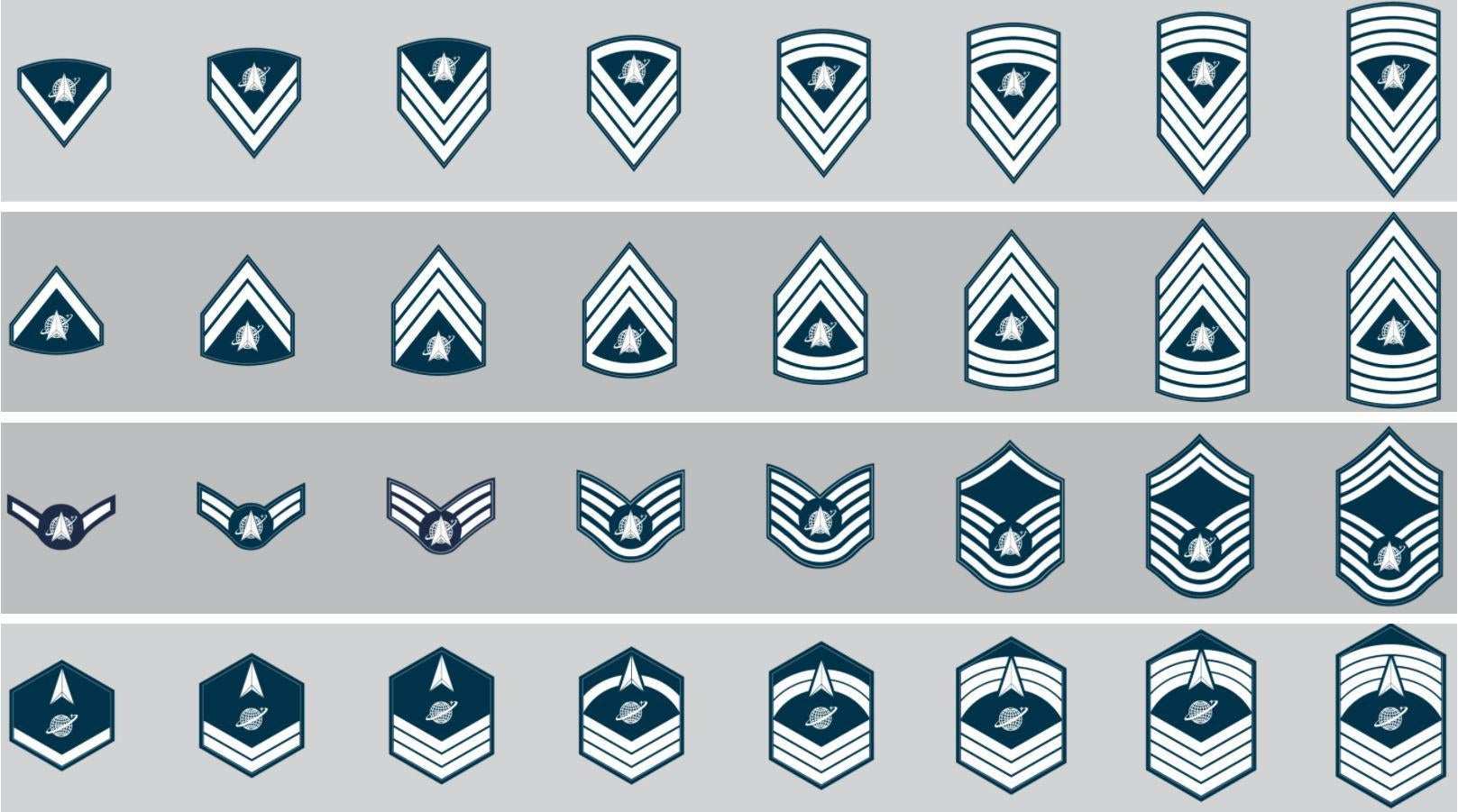 Space Force Wants Members To Help Pick Its Enlisted Rank Insignias   Pxy7wnzuunk61 